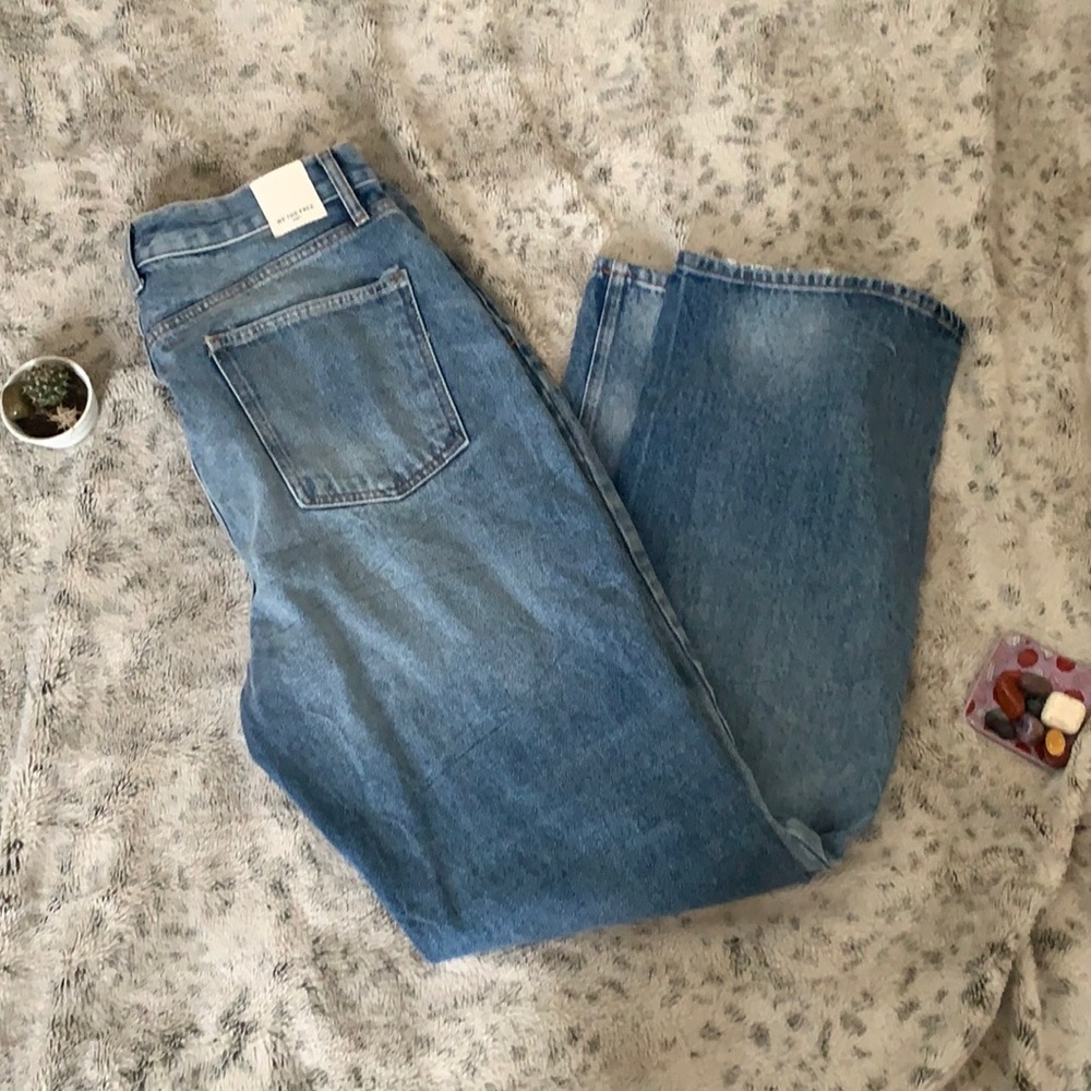 We the Free / Free People / Mom Fit / Paint Splatter / Designer Jeans